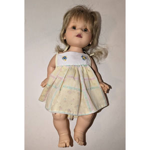 Vintage 1995 Baby So Beautiful Doll Playmates Toys JS & A Blond Hair Rare